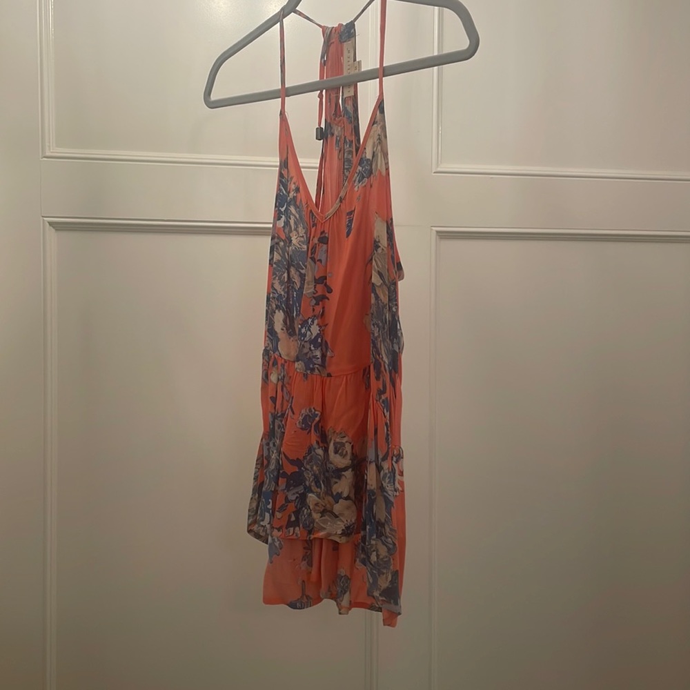 Adjustable spaghetti strap tank